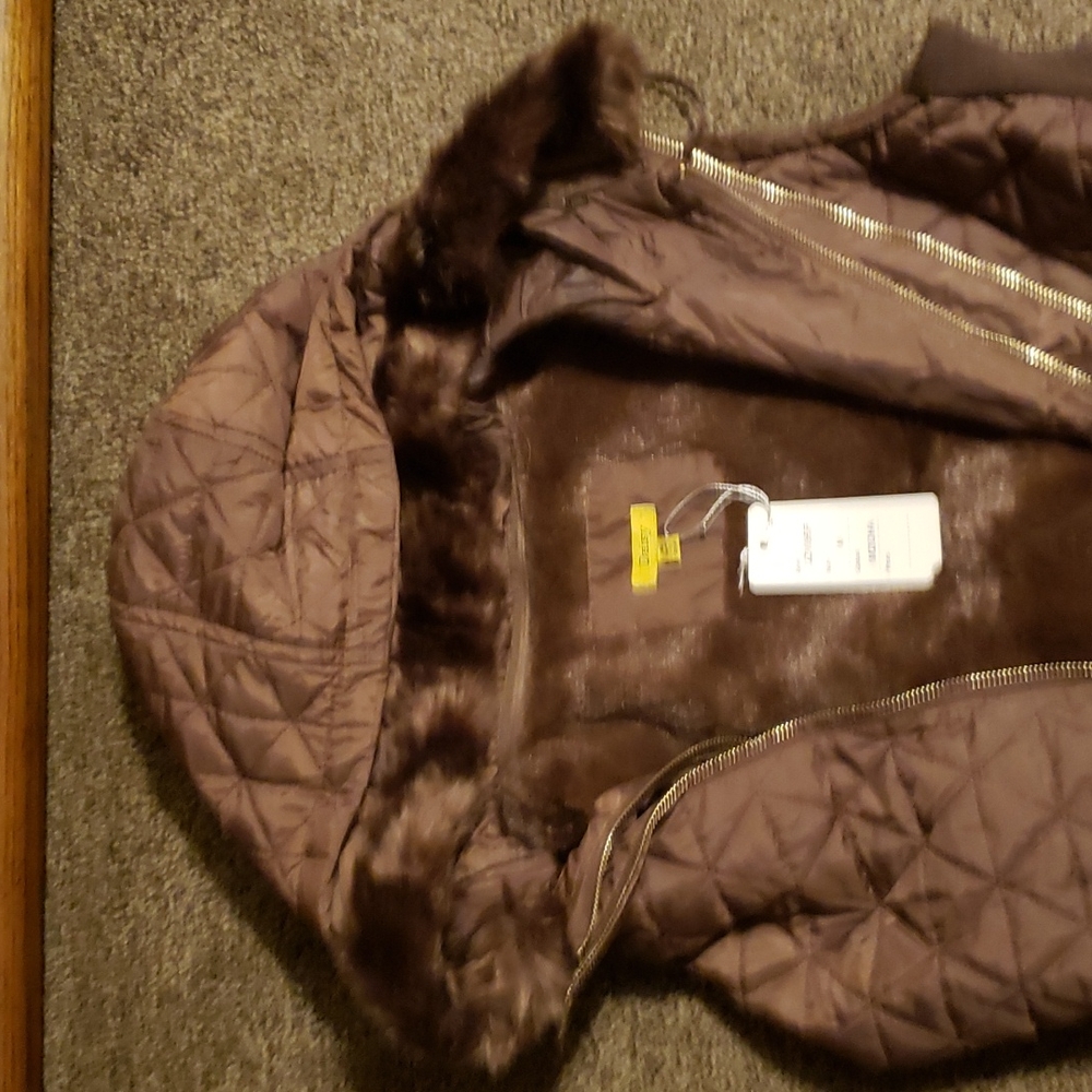 NWT Fur Lined Vest